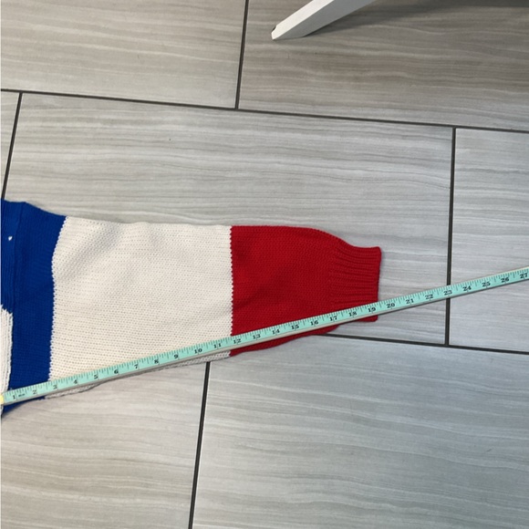 Vintage 80s “Santa” Red/white/blue Christmas Sweater - Picture 6 of 6